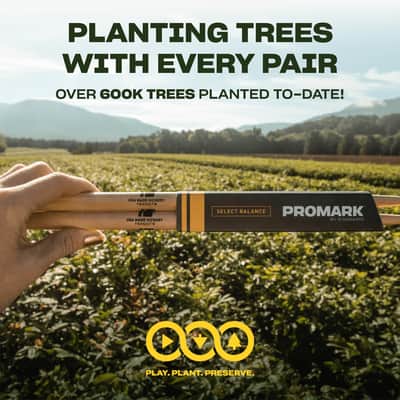 Promark Classic Forward 747B Hickory Drumstick, Oval Wood Tip image 9