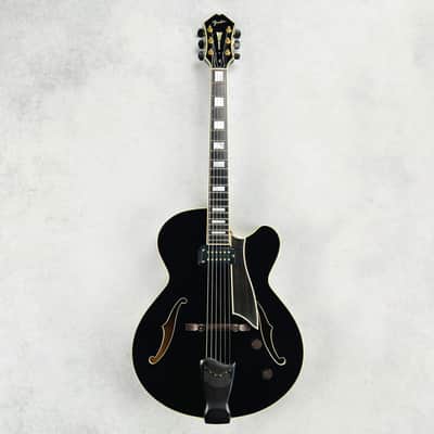 Fender D'Aquisto Elite Made In Japan Archtop 1985 - Black image 2