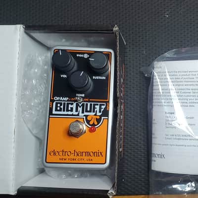 Electro-Harmonix Op Amp Big Muff Pi Reissue 2017 - Present - Black/Orange image 6