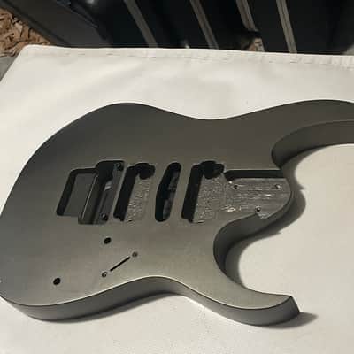 2000's Indonesian Ibanez RG5EX1 Grey Pewter Basswood Guitar Body Floyd Ready image 2