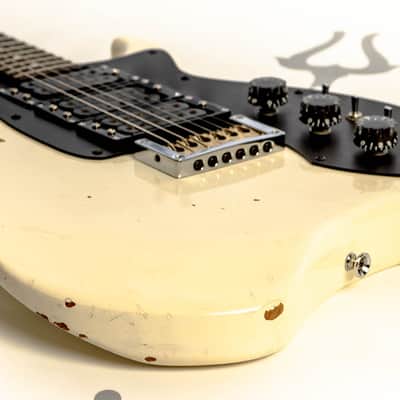 Daion Barbarian White Electric Guitar w/ Original Daion Branded Hardshell Case image 15
