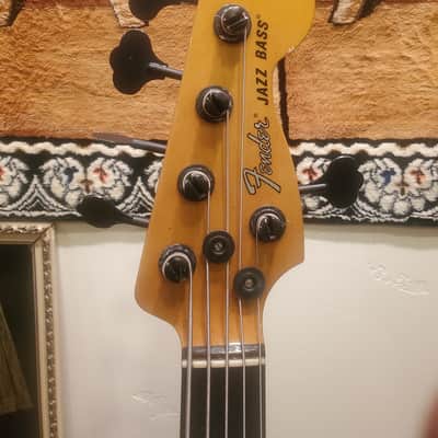 Fender Modern Player Jazz Bass V Satin 2014 - Olympic White image 15