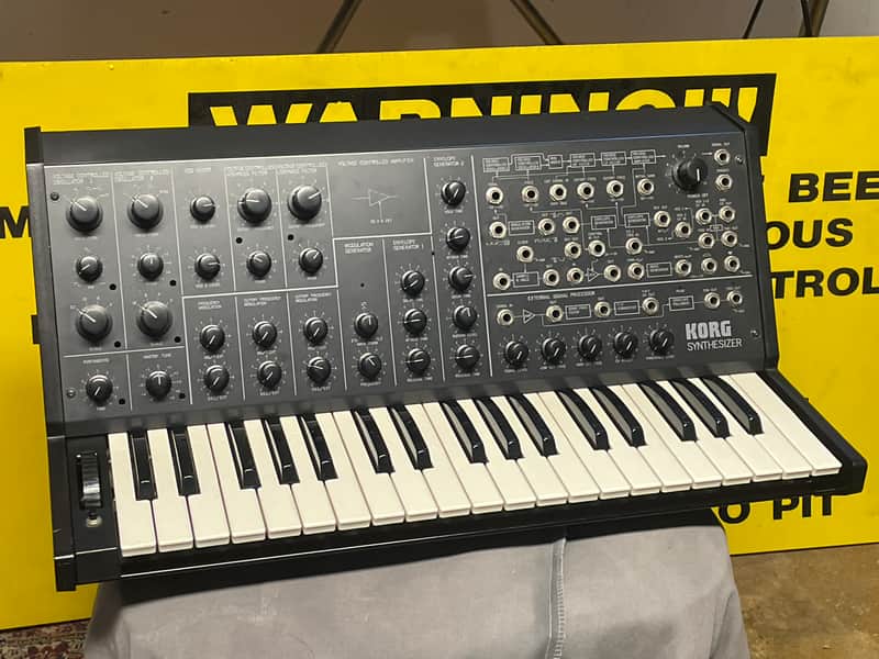 Korg MS-20 1970s - Black early filter restored image 1