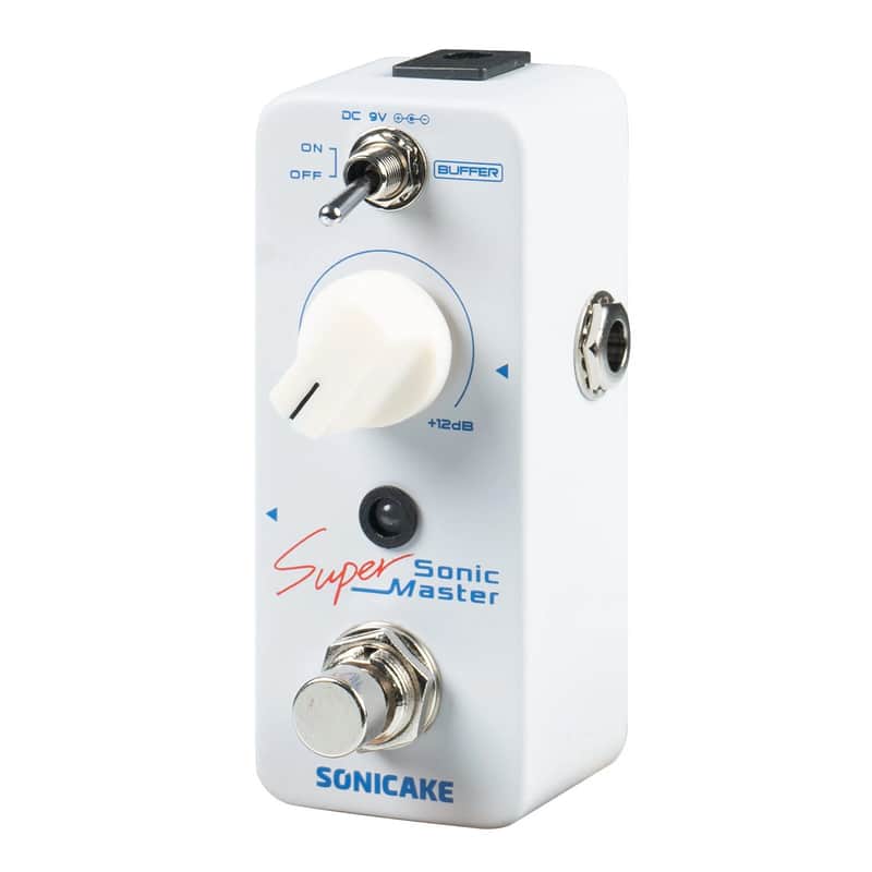 New Sonic Super Master Clean Boost Buffer Guitar Bass Effects Pedal image 1