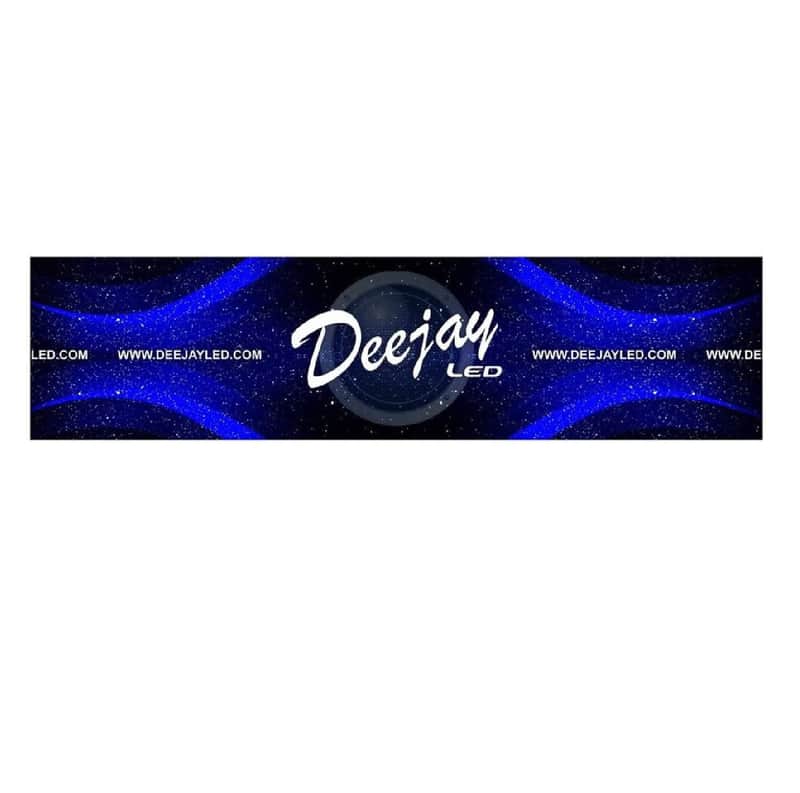 DEEJAY LED TBHBANNER1 DEEJAYLED Banner 2 Meter by Half A Meter image 1