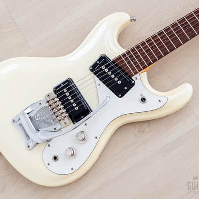 1990s Mosrite Ventures Excellent Model 3/4 Size Body w/ Full Scale Pearl White, Japan Kurokumo image 1