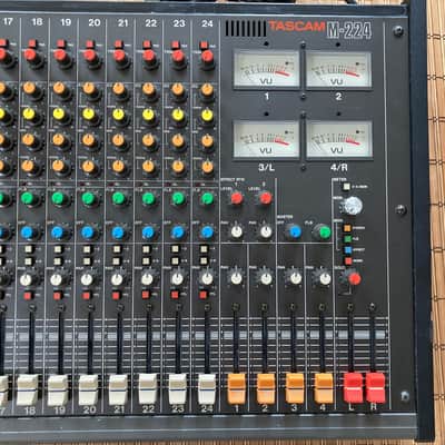 TASCAM M-224 • 24-channel, 4-bus Analog Mixing Console • with Travel Case • 120V • made in Japan image 9