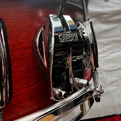 Gretsch 5.5" x 14" Brooklyn Snare Drum - Satin Burnt Orange image 6