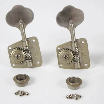1977 Vintage Fender Precision/Jazz/Telecaster Bass Lefty TUNERS Left-Handed USA 1960s-1970s Nickel image 5