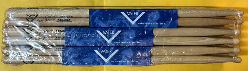 Vater VHVIRGW Virgil Donati's Assault Drumsticks (12 Pairs) image 1
