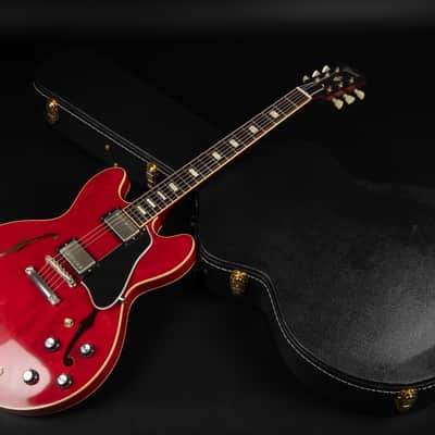 2014 Gibson Custom Shop 50th Anniversary '63 ES-335TDC VOS - Faded Cherry | USA Memphis 1963 Reissue Block Inlays 3.56kg | CoA OHSC image 25