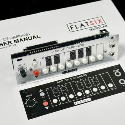 FlatSix Modular Arp Of Darkness (Silver) - 1U CV Arp with a twist & swappable firmware image 3
