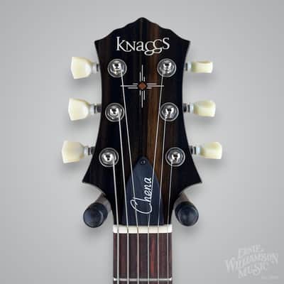Knaggs Chena Semi-Hollowbody Electric Guitar, Tobacco Burst image 7