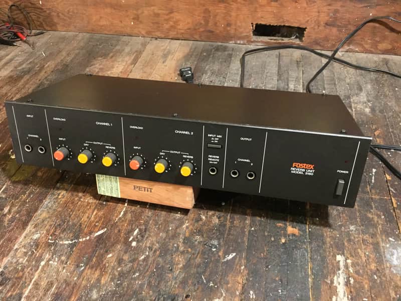 Fostex 3180 Analog Stereo Spring Reverb - Great for Studio or Live