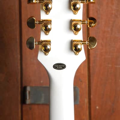 Epiphone Les Paul Custom Alpine White Electric Guitar image 13