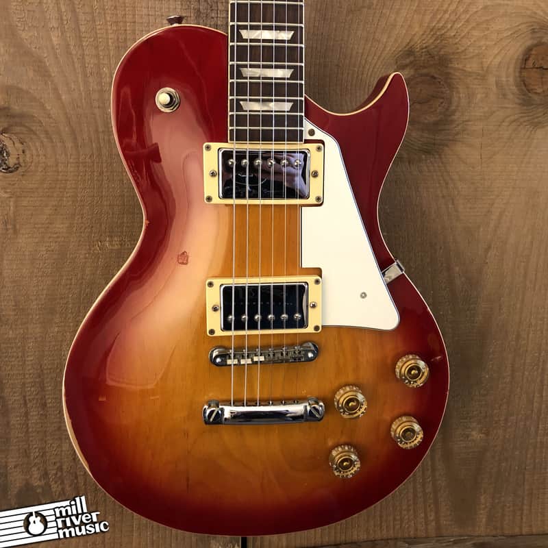 Aria Pro II Vintage Bolt-On Les Paul Copy Singlecut Cherry Sunburst c. 1990s image 1