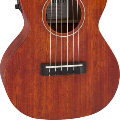 Gretsch G9126ACE Solid Quartersawn Mahogany Acoustic-Electric Tenor Guitalele, Honey Mahogany Stain image 2