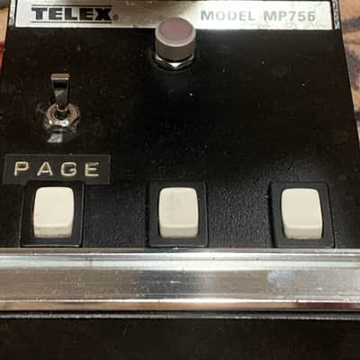 Vintage Desktop Turner Telex MP755 Black Dynamic Intercom Microphone with 3 Outputs! image 4