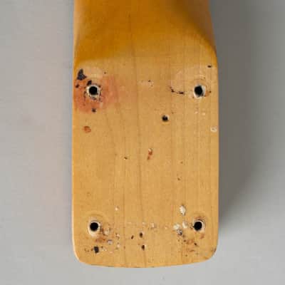 Fender  Jazzmaster Solid Body Electric Guitar (1960), ser. #54866, original brown tolex hard shell case. image 13
