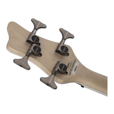 Jackson JS Series Spectra Bass JS3Q 4-String Electric Guitar with Laurel Fingerboard and Quilt Maple Top (Right-Handed, Amber Blue Burst) image 6