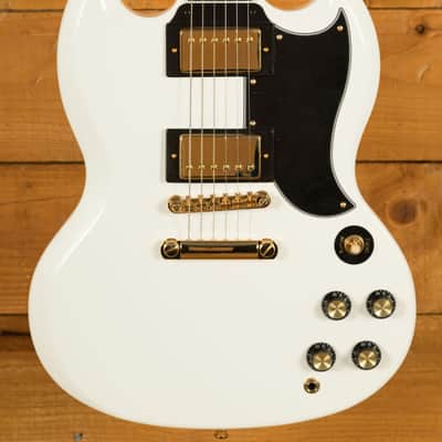 Epiphone Inspired by Gibson SG Custom | Alpine White w/Gigbag image 1