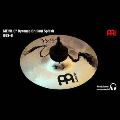 Meinl Byzance Brilliant Splash Cymbal 6" image 2