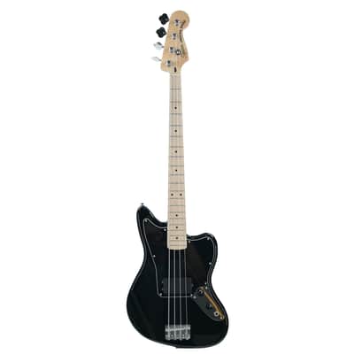 Squier Affinity Series Jaguar Bass H MN Black image 1
