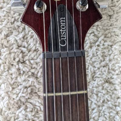 PRS - Paul Reed Smith Custom 24 Fire Red Elec. Guitar - 10 Top in Hardshell Case image 6
