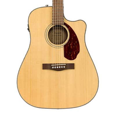 Used Fender CD-140SCE Dread, Nat w/case WN image 3