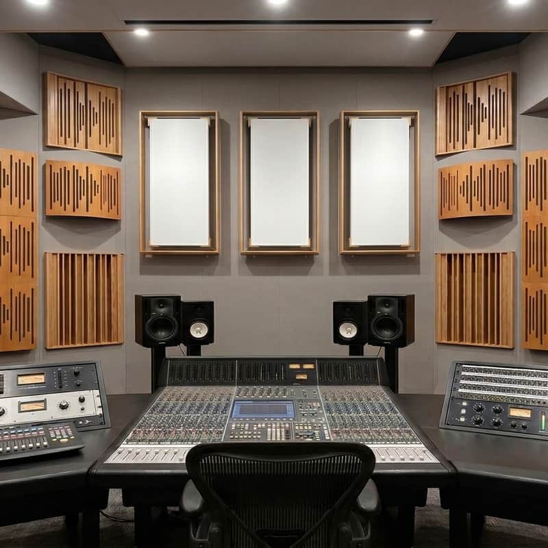 The Strata RS-Flex | Massive 56.5" x 32.5" Floating Acoustic Panel | Wire-Suspended Sound Absorber for Studios & Venues image 1