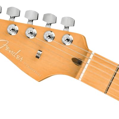 Fender American Ultra Stratocaster Left-Hand Guitar, Maple Fingerboard, Mocha Burst w/ Deluxe Hardshell Case image 4