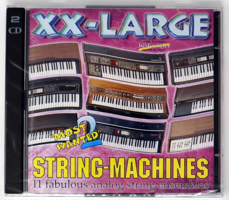 Best Service XX-Large Most Wanted 2 String Machines Sample Library/Sound Library/Sampling Double CD 1990s image 1