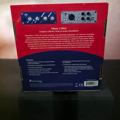 Digidesign MBox 2 Mini USB Audio Interface 2000s - Blue image 12