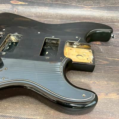 80s Charvel by Jackson Model-3A Body Black w/Kahler 2520 Fulcrum Tremolo/Plate image 3