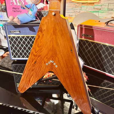 Black Volt Veronica “ Hollywood Bowl “ Alaskan Yellow Cedar Top - Sequoia - African Mahogany ( Unique Piece in The World Lefty) image 13