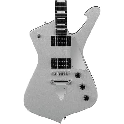 Ibanez PS60SSL Paul Stanley Signature Iceman Guitar - Silver Sparkle image 4