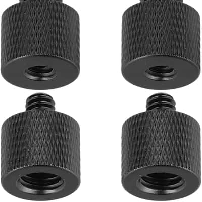 4pcs Mic Stand Adapter, 1/4 Male to 3/8 Female and 3/8 Male to 1/4 Female Tripod Screw Adapter Camera Screw Adapter for Microphone Stand Tripod Camera Mount image 1