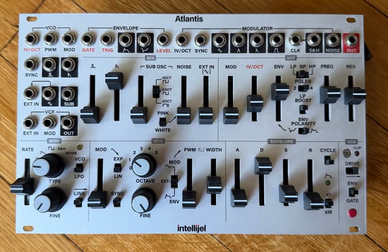 Intellijel Atlantis Dual Oscillator Synth Voice Eurorack Synth Module 2015 - Present - Silver image 1