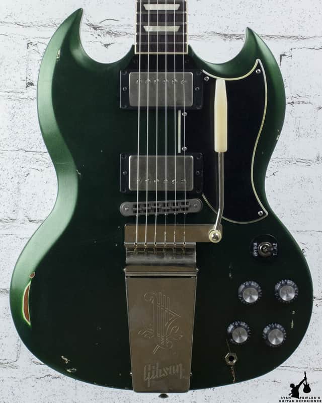 Gibson SG エレキギター キャデラックグリーン Nash Gibson 61 SG Historic Conversion Cadillac Green w/ Bag | Reverb