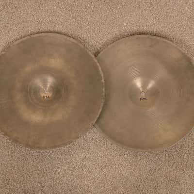 Zildjian 15" A CO Stamp New Beat Hi Hat Cymbals 1172g 1642g image 2