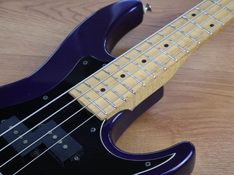 1990's Ibanez Silver Cadet Z Series PJ Bass (Purple) | Reverb