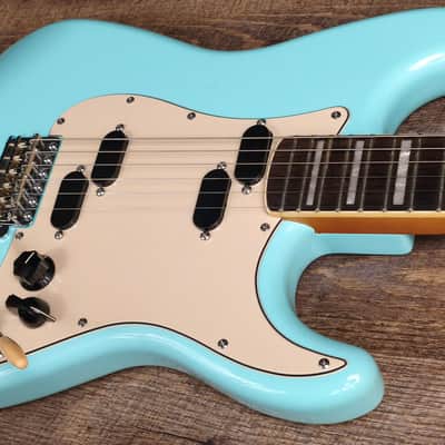 MyDream Partcaster Custom Built - Sonic Blue Split-Coil Dreamsongs image 6