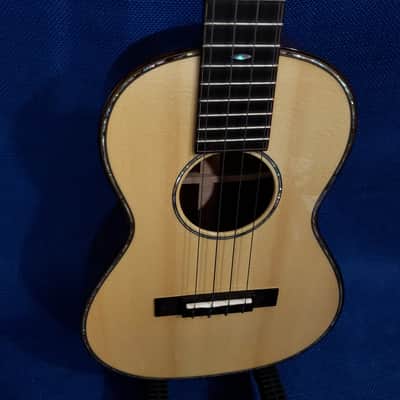 Mims Ukes:  Martin Tenor Custom Shop All Solid Italian Alpine Spruce / Rosewood Ukulele w/ Case image 15