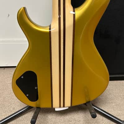 Aria Pro II SB-700 Four String Bass Guitar - Gold Wing w/Free Hard Case image 4