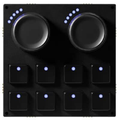 Intech Studio Grid Series 3 TEK2 Mechanical 2-Precision Jog Wheel & 8-Tactile Button Modular MIDI Controller image 2