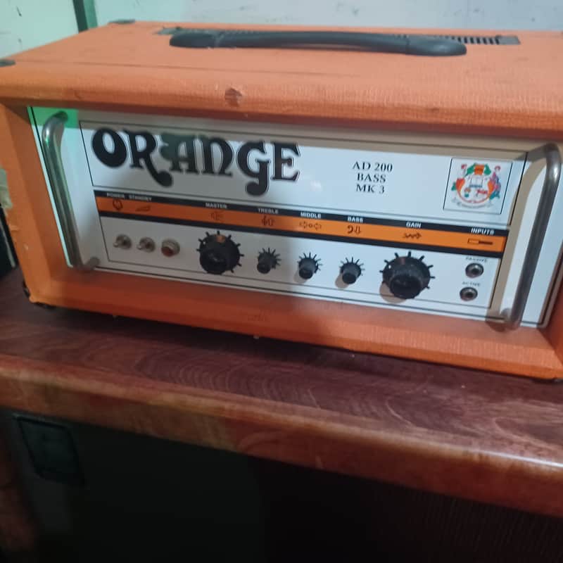 Orange AD200 Bass MK3 200-Watt Bass Amp Head 2003 - 2023 - Orange image 1