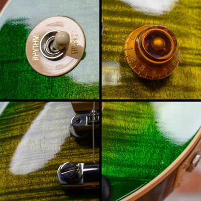 Gibson Custom Shop Les Paul Standard Class 5 Flame Maple Top Iguana Burst 2009 w/OHSC image 14
