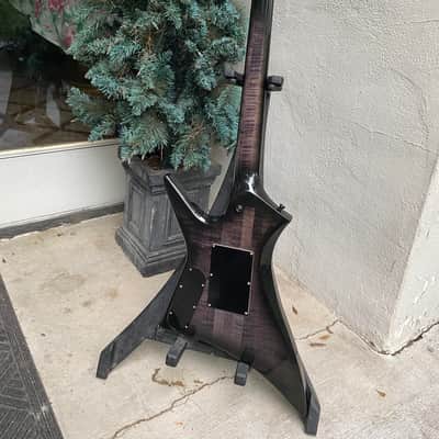 2010s Lado Earth 2002  - Trans Black Flame Maple Top with OHSC image 17