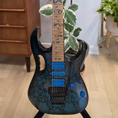 Ibanez JEM77 BFP 1991 FIRST YEAR Blue Floral Pattern JEM 77 Steve Vai Signature Pro Artist Super Strat RARE Guitar MIJ Japan Pre-JEM77P image 3