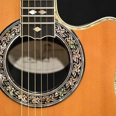Ovation USA 1869 Custom Legend roundback acoustic-electric guitar image 11